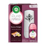 Air Wick Pure Freshmatic Automatic Spray Kit Air Freshener Summer Delights Assorted 5.89Oz (Pack of 4)