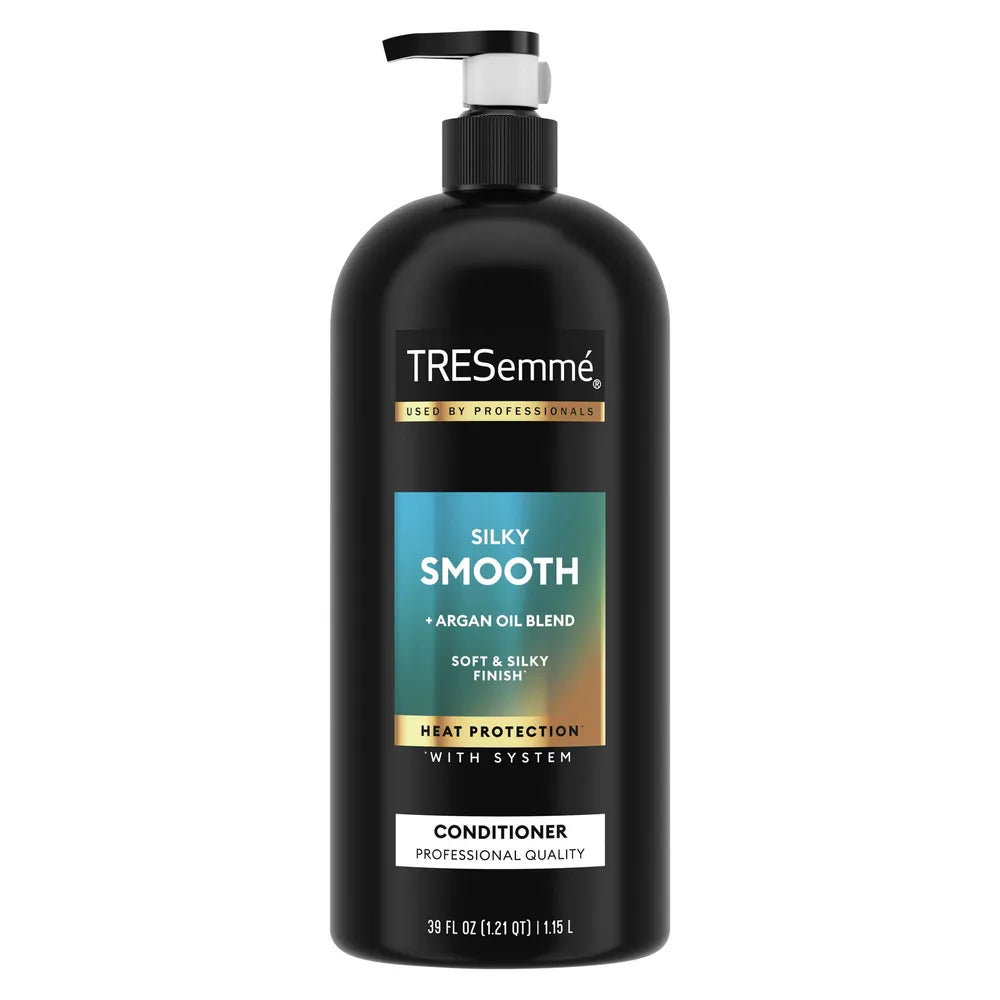 TRESemme Smooth And Silky Conditioner With Pump 39 Ounce (Pack of 4)