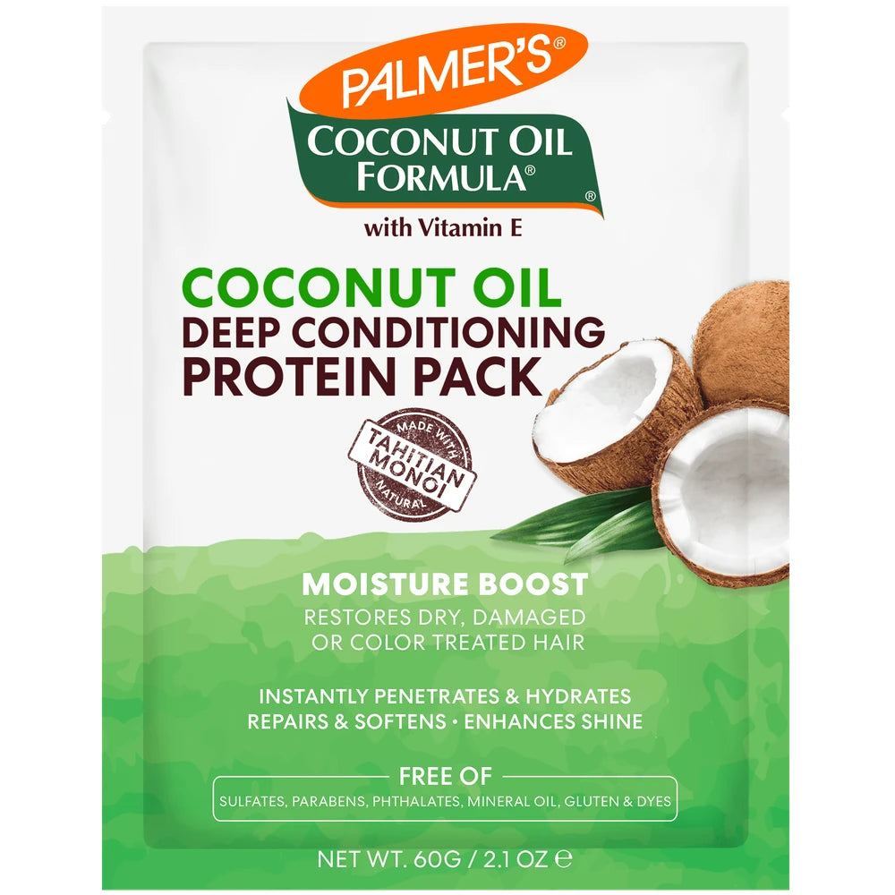 Palmer s Coconut Oil Formula Moisture Boost Protein Pack Hair Treatment for Dry 2.1 Oz (Pack of 12)