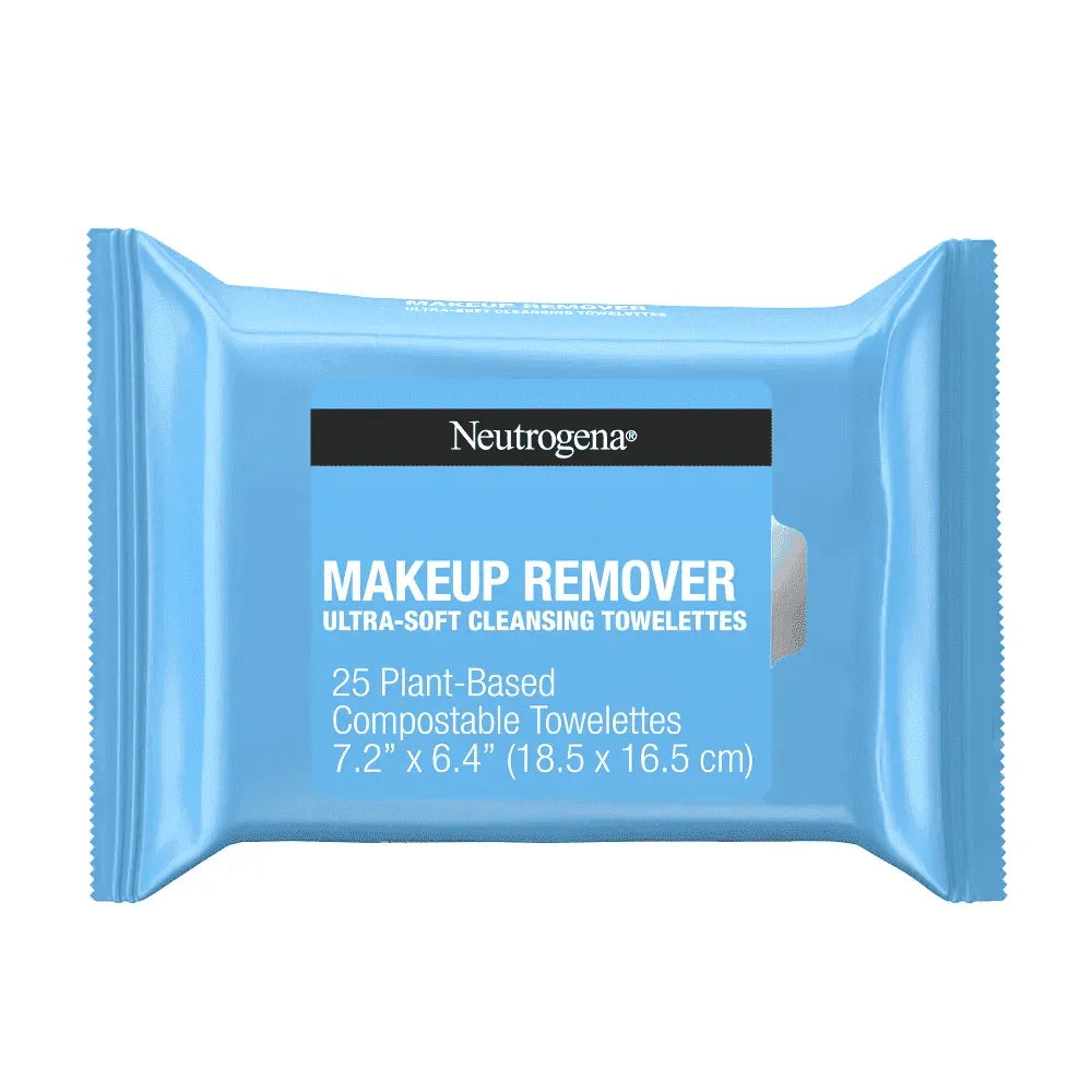 Neutrogena Makeup Remover Cleansing Towelettes Refill Pack 8.16Oz (Pack of 6)