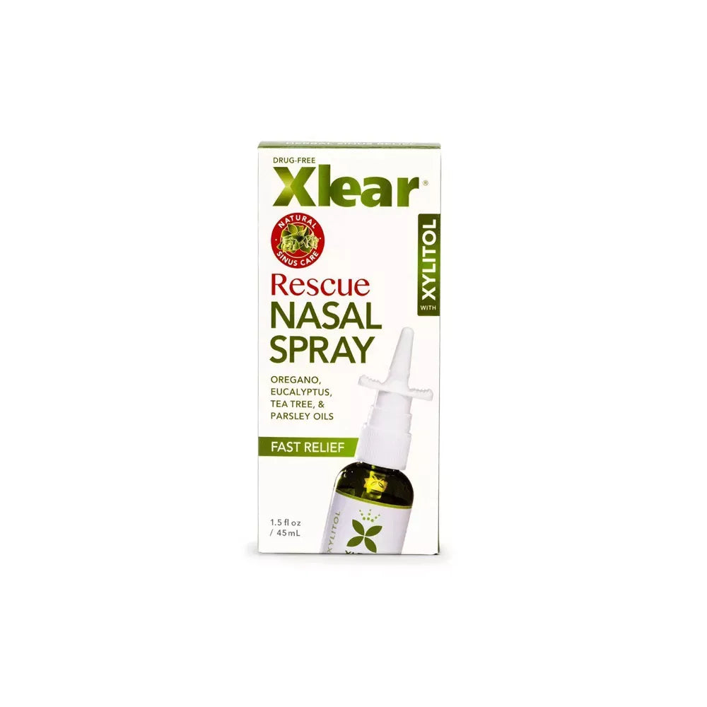 Xlear Rescue Nasal Spray with Xylitol 1.5Oz (Pack of 12)