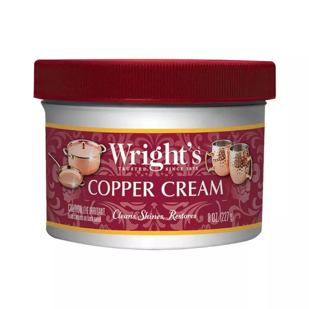 Wrights Copper Polish Cream 8Oz (Pack of 6)