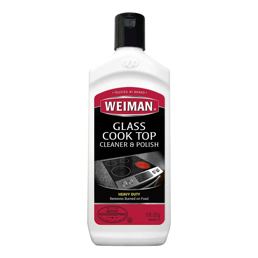 Weiman Glass Cook Top Heavy Duty Cleaner and Polish 10Oz (Pack of 6)