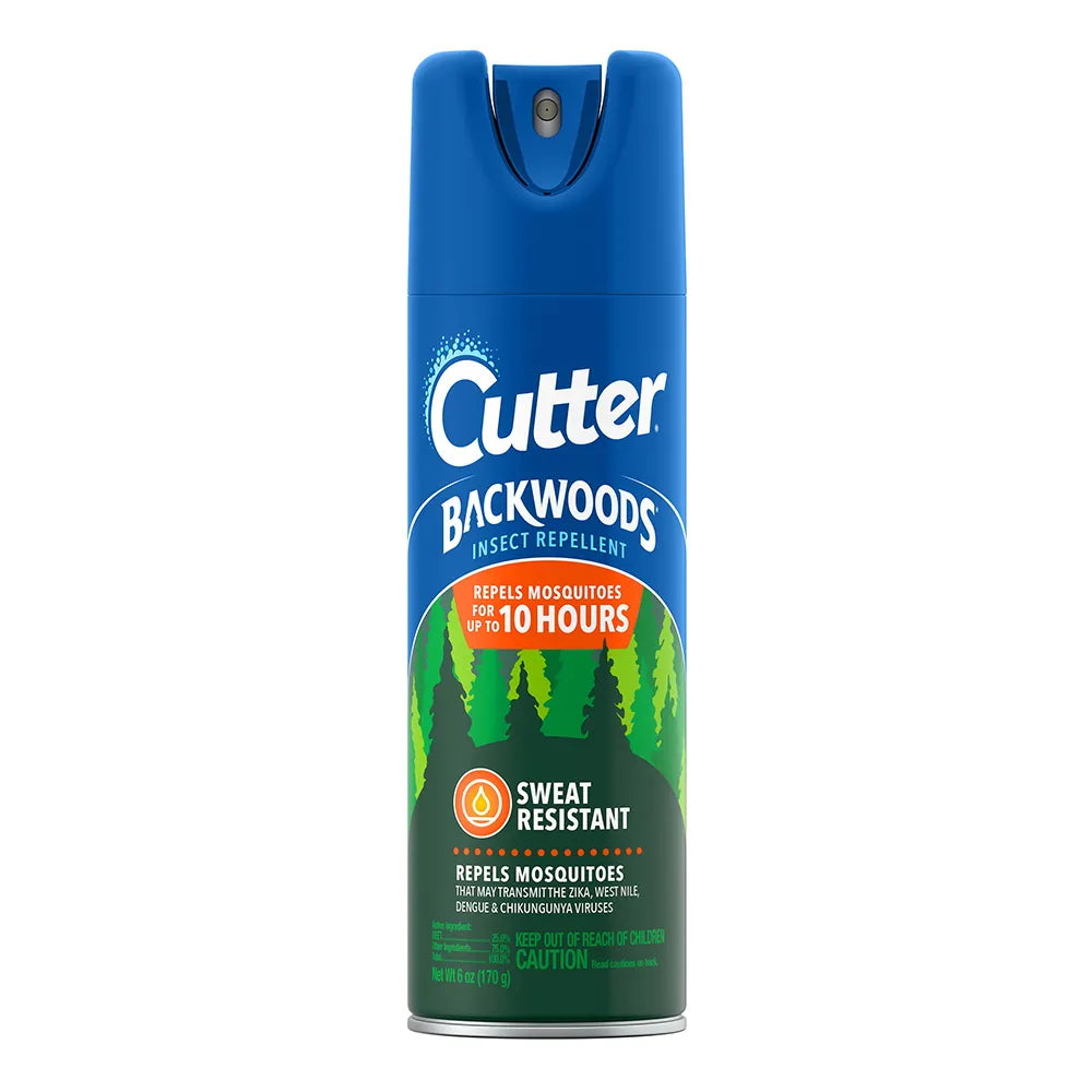 Cutter Backwoods Insect Repellent Aerosol Spray6Oz (Pack of 12)