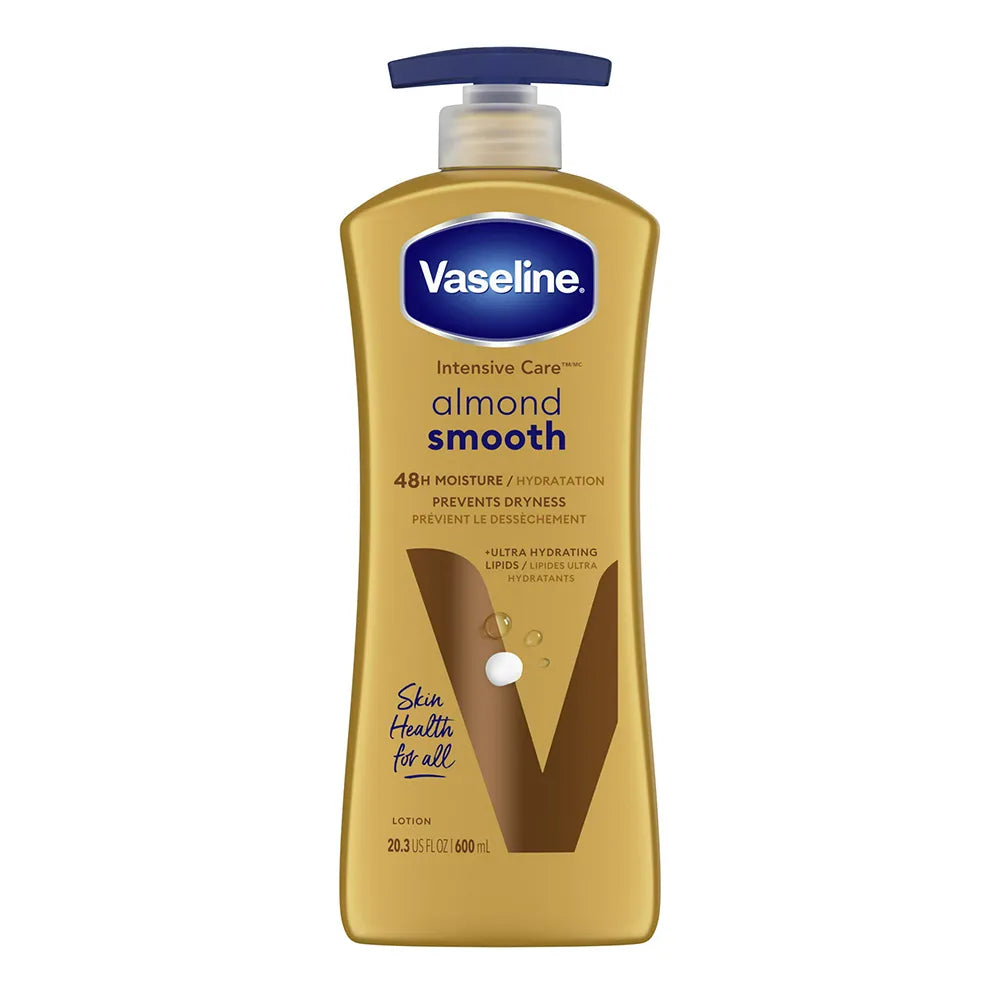 Vaseline Intensive Care Smooth Lotion Almond 20.3Oz (Pack of 4)