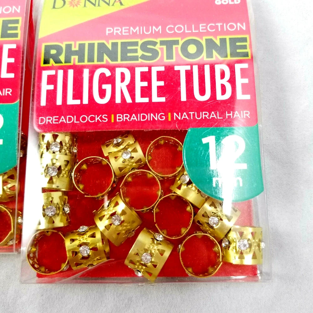 Donna 12mm Rhinestone Hair Cuffs nan (Pack of 48)
