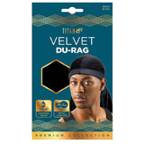 Titan Velvet Du Rag Extra Long Tail - 1.0 ea nan (Pack of 48)