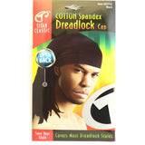 Titan Classic Unisex Adult Open Back Cotton Spandex Dreadlock Cap Hat - Black nan (Pack of 288)