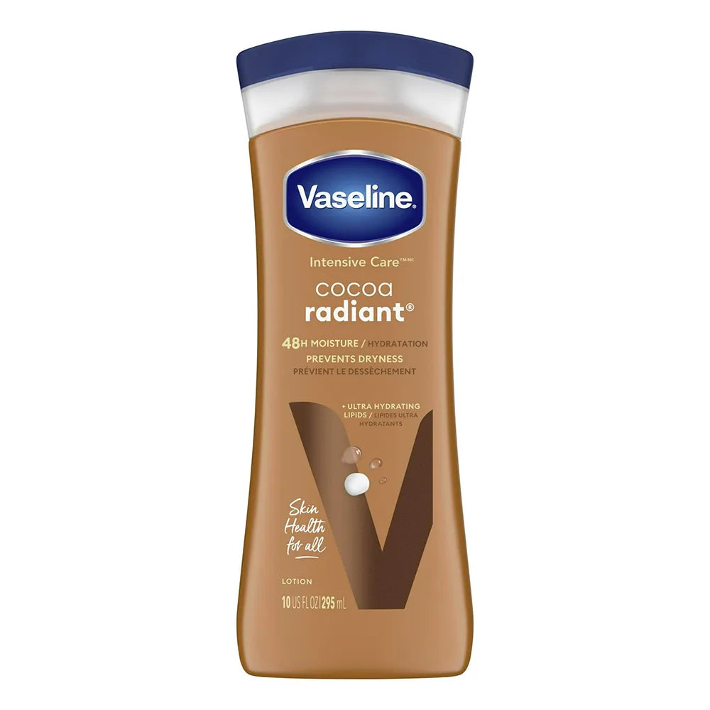 Vaseline I.C Cocoa Butter Deep Conditioning Rich Hydrating Moisturizing Lotion10Oz (Pack of 6)