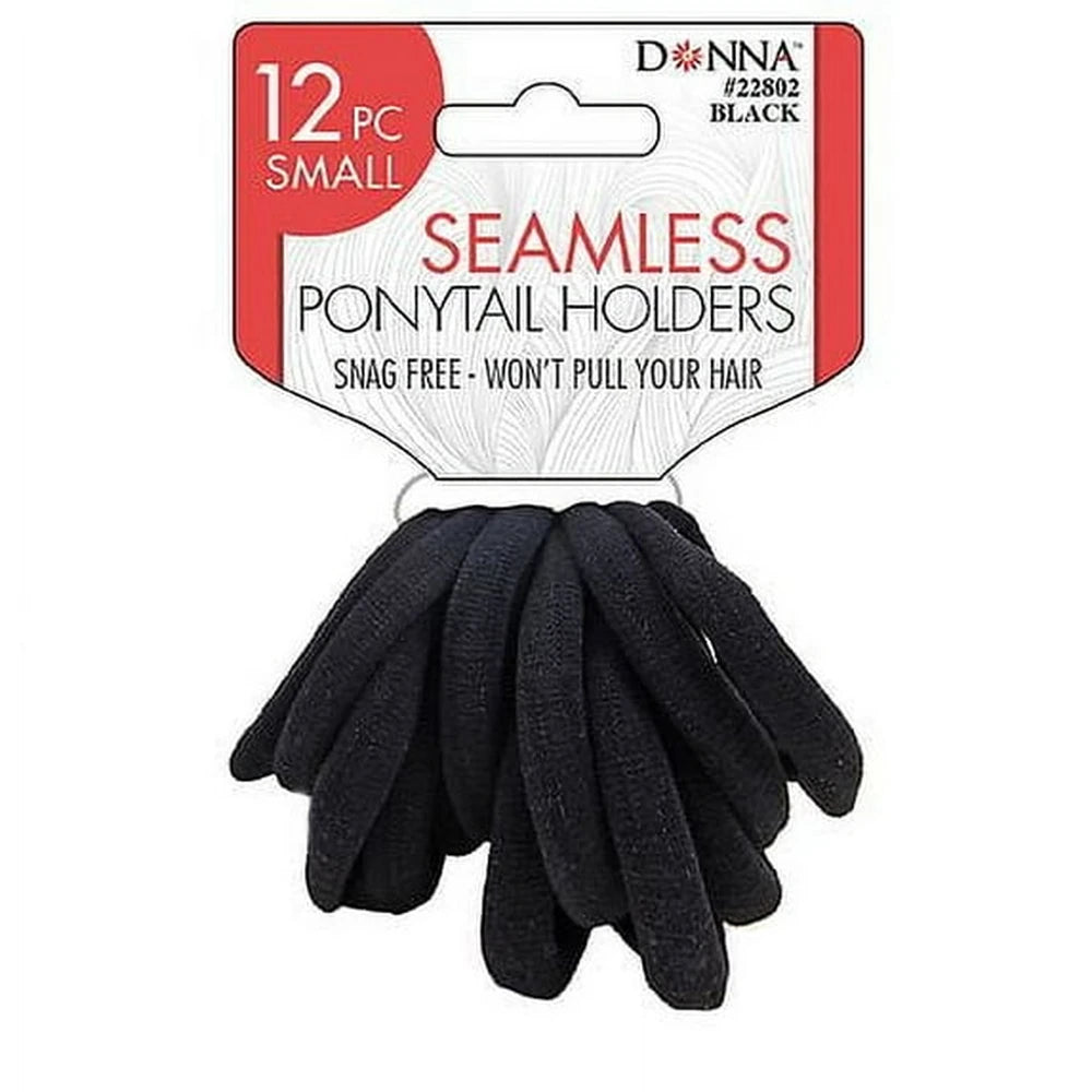 Donna Seamless Ponytail Holders Small 12 PC nan (Pack of 48)