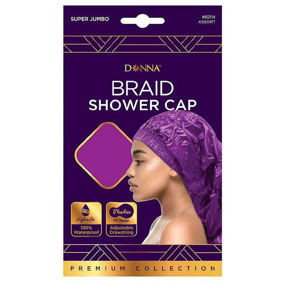Donna Braid Shower Cap Super Jumbo nan (Pack of 48)