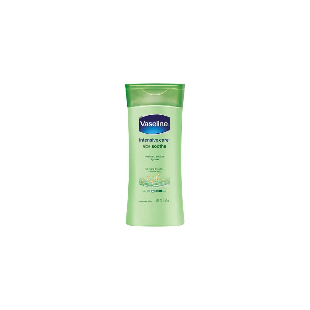 Vaseline Intensive Care Body Lotion Aloe Soothe 10Oz (Pack of 6)