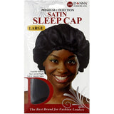 Donna collection Satin Sleep Cap Black 1 ea nan (Pack of 48)