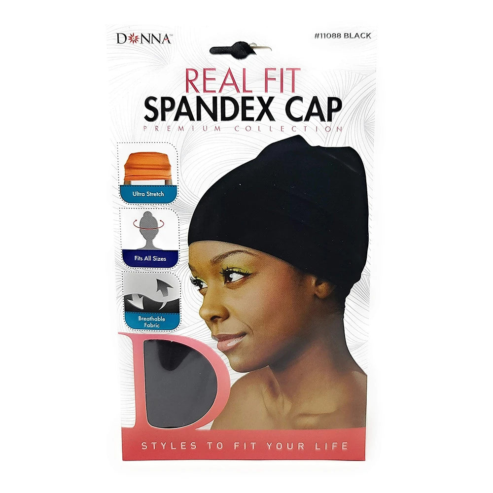 Donna Collection Spandex Womens Cap Packaging May Vary 1 Ea nan (Pack of 48)