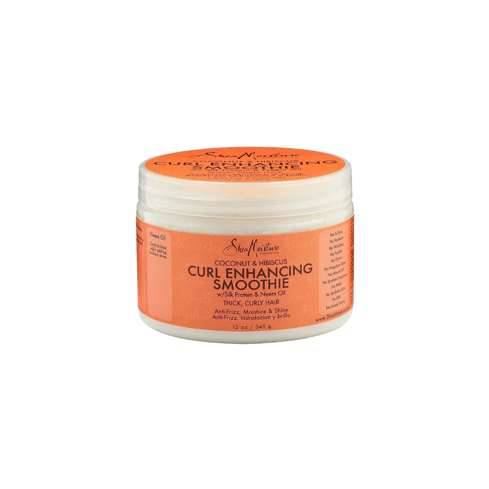 Shea Moisture Coconut And Hibiscus Curl Enhancing Smoothie For Thick and Curly Hair 12Oz (Pack of 12)