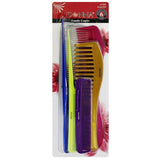 Donna Collection Family Comb Assortment 1 Ea 3 Pack nan (Pack of 24)