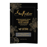 Shea Moisture African Black Soap Face Mud Mask Packette 0.5Oz (Pack Of 24)