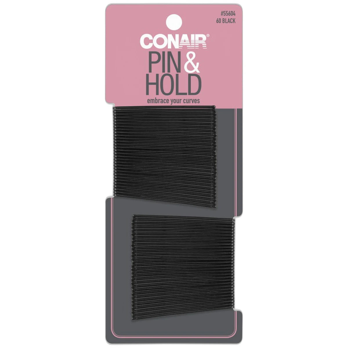 Conair Curved Bobby Pins for Secure Hold of Hair Styles 1.44Oz (Pack of 48)