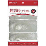 Donna Collection Disposable Clear Shower Cap 30 Count nan (Pack of 48)