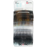 Scunci Effortless Beauty Side Hair Combs Assorted 4.64Oz (Pack of 48)