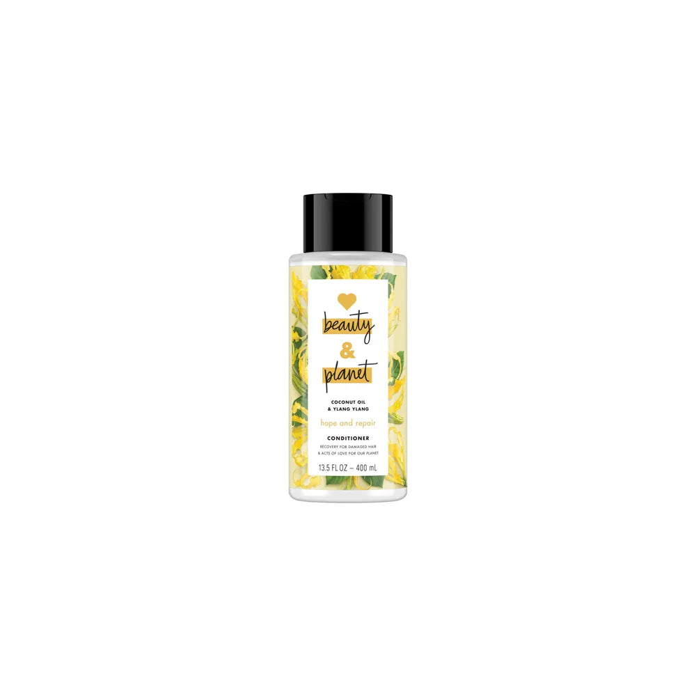 Love Beauty And Planet Hope and Repair Hair Conditioner Coconut Oil and Ylang Ylang 13.5Oz (Pack of 4)
