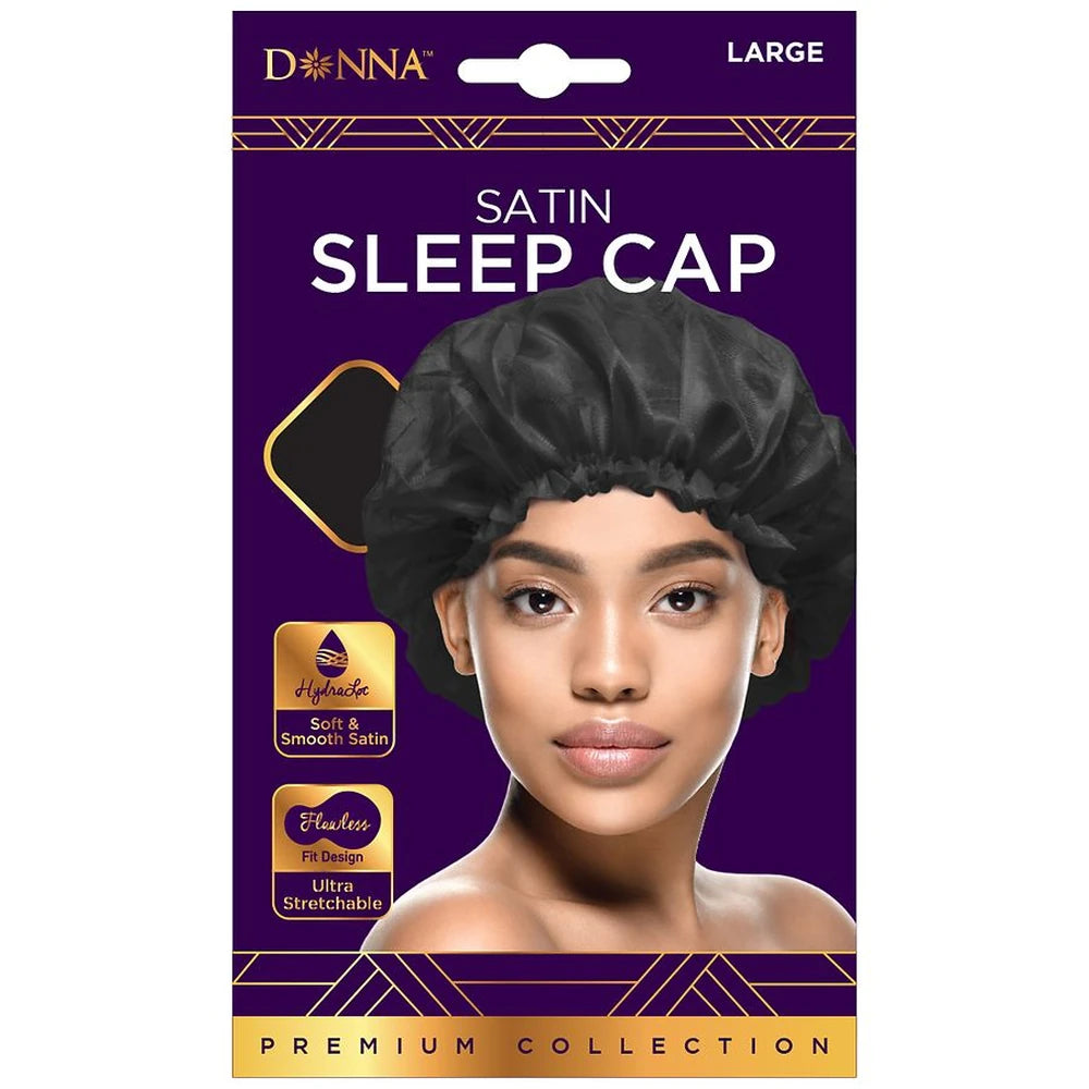 DONNA 11010 BLACK SATIN SLEEP nan (Pack of 48)