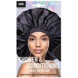 Donna Jumbo Shower and Conditioning Silky Satin Cap 82153 Assorted Packaging M nan (Pack of 48)