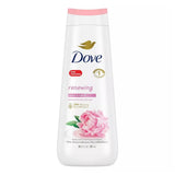 Dove Renewing Body Wash Peony And Rose Oil 20Oz (Pack of 4)