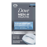 Dove Men+Care Body and Face Bar Clean Comfort 6 Ea 3.75Oz (Pack of 12)