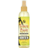 Tropical Roots 8 Fl. Oz. Almond & Castor Growth Oil 8 Fl. Oz (Pack of 12)