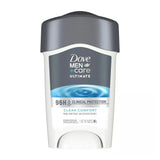 Dove Men Plus Care Clinical Protection Antiperspirant & Deodorant Clean Comfort 1.7Oz (Pack of 24)