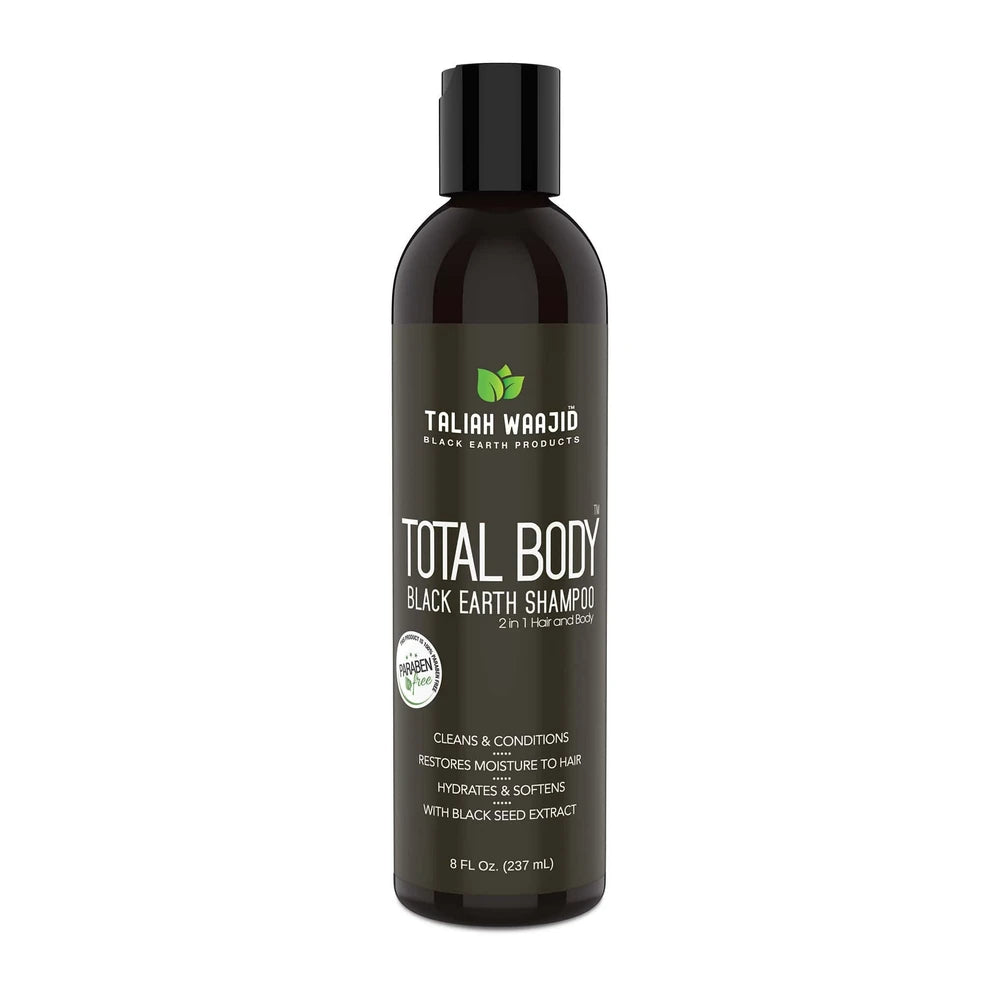 Taliah Waajid Total Body Black Earth Shampoo - 8 fl oz 8 Fl. Oz (Pack of 6)