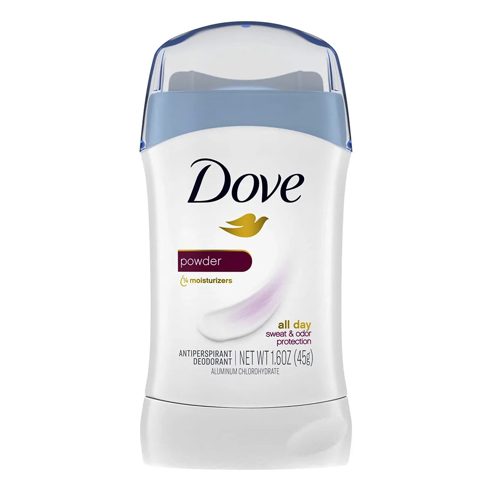 Dove Invisible Solid Antiperspirant Deodorant Stick Powder 1.6Oz (Pack of 12)