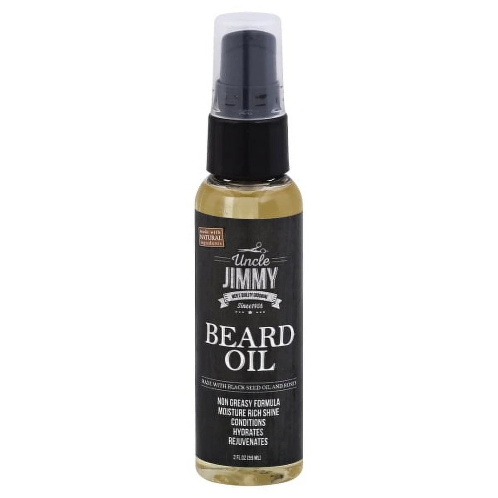 Braids Weaves & Things Uncle Jimmy Beard Oil  2 oz 2 Fl. Oz (Pack of 6)