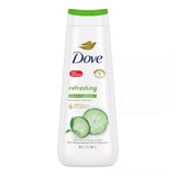 Dove Body Wash Cool Moisture Cucumber and Green Tea 20Oz (Pack of 4)