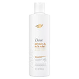 Dove Beauty DermaCare Anti Dandruff Shampoo for Scalp Dryness and Itch Relief 12Oz (Pack of 6)