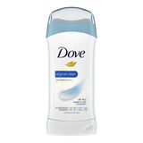 Dove Antiperspirant And Deodorant Invisible Solid Original Clean 2.6Oz (Pack of 12)