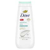 Dove All Day Moisturizing Body Wash Sensitive Skin 11Oz (Pack of 6)