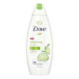 Dove All Day Moisturizing Body Wash Cool Moisture For Normal Skin 12Oz (Pack of 6)