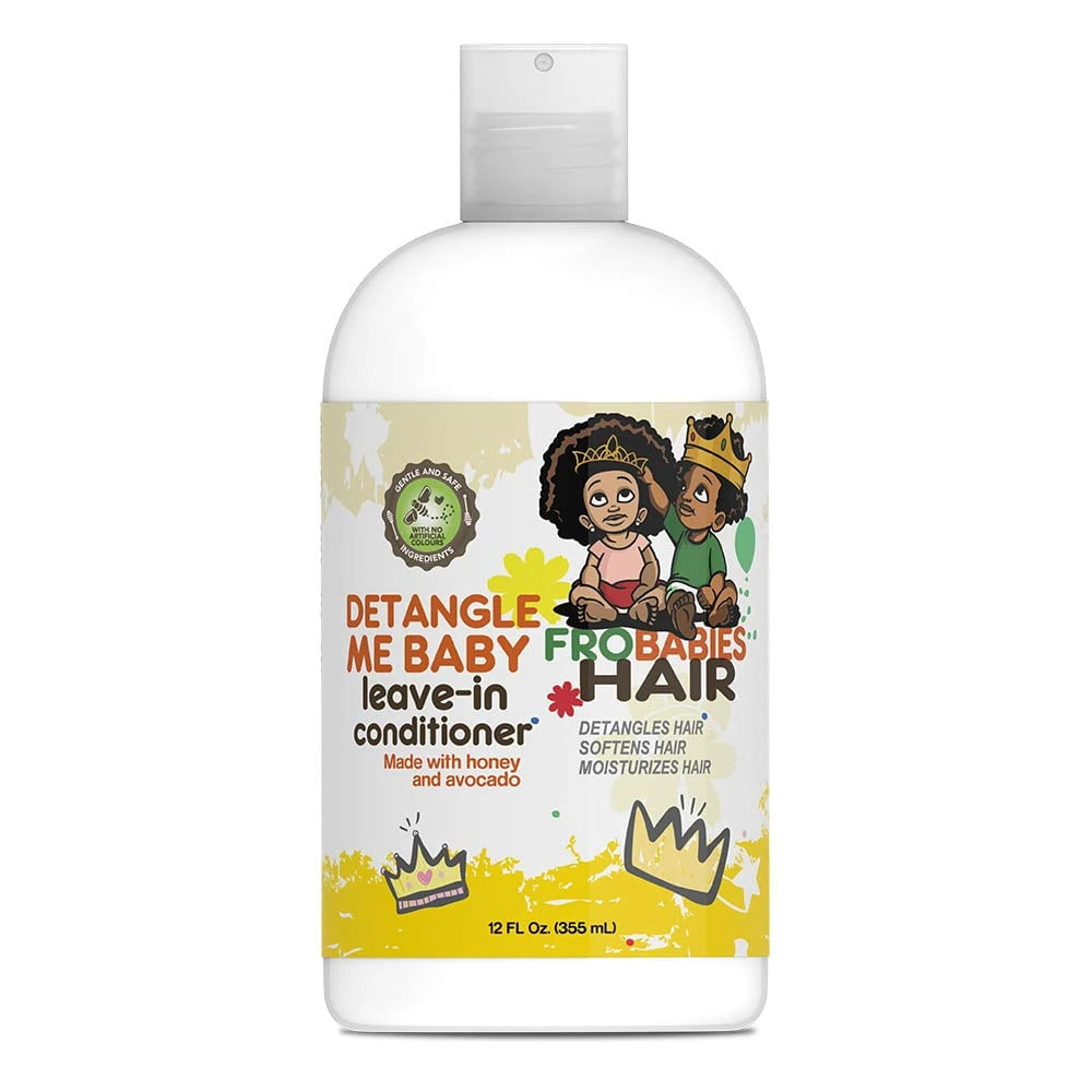 FroBabies Hair Detangle Me Baby Leave-In Conditioner – 12 fl oz 12 Fl. Oz (Pack of 6)
