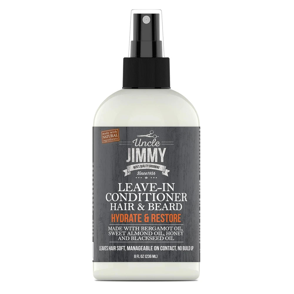Uncle JIMMY - Hair Beard Leave-In Conditioner  8 oz 8 Fl. Oz (Pack of 6)