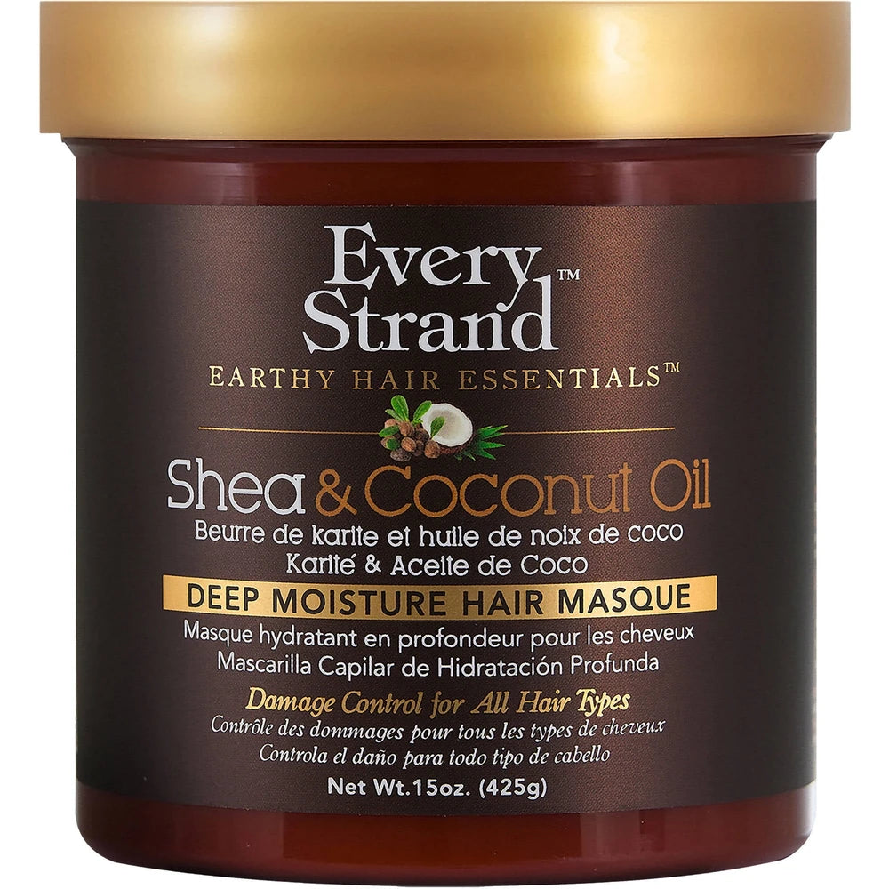 Every Strand Shea & Coconut Oil Deep Moisture Hair Masque  15 oz.  All Hair Type 15 Oz (Pack of 6)