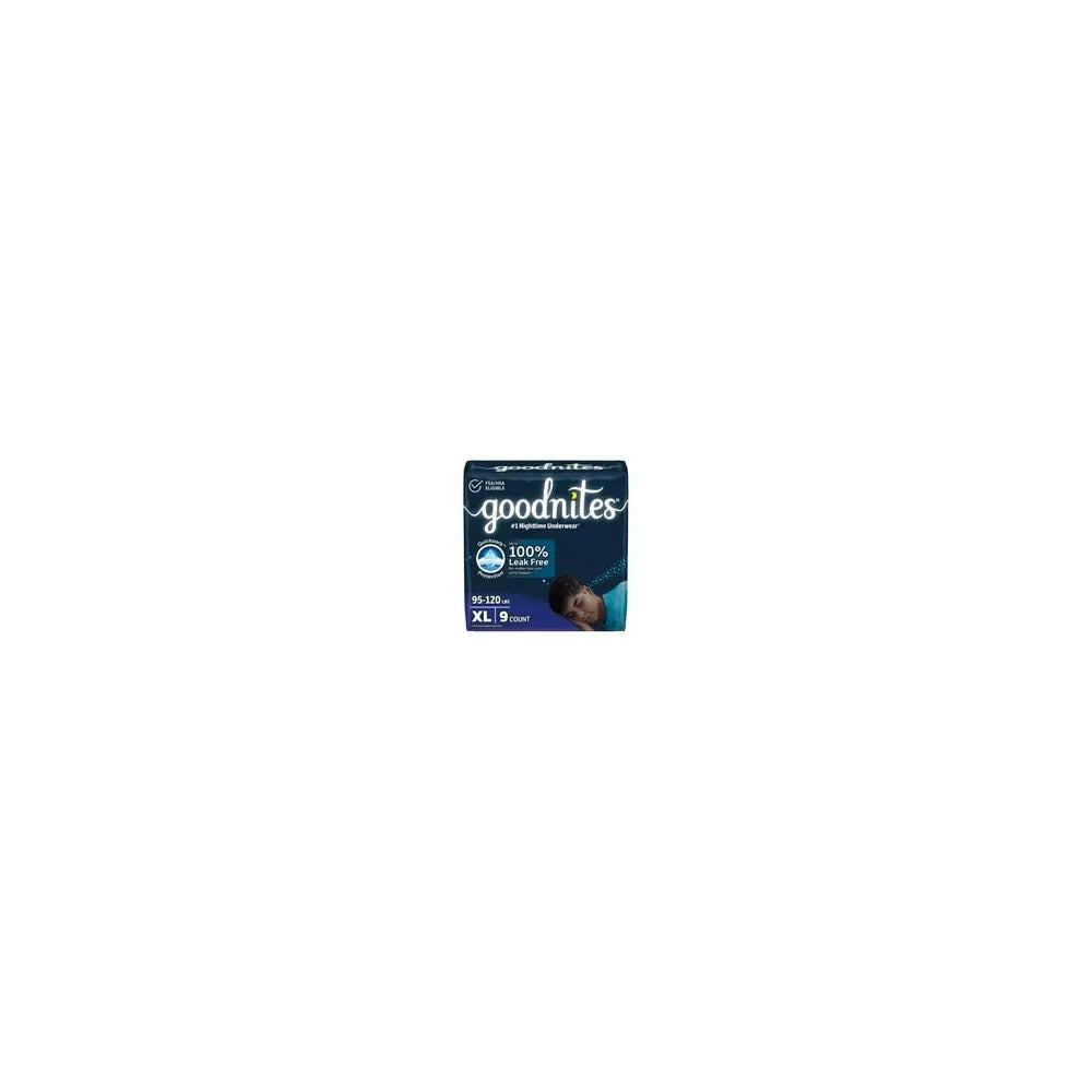 Goodnites Boys Heavy Absorbency Nighttime Underwear 20.48Oz (Pack of 4)