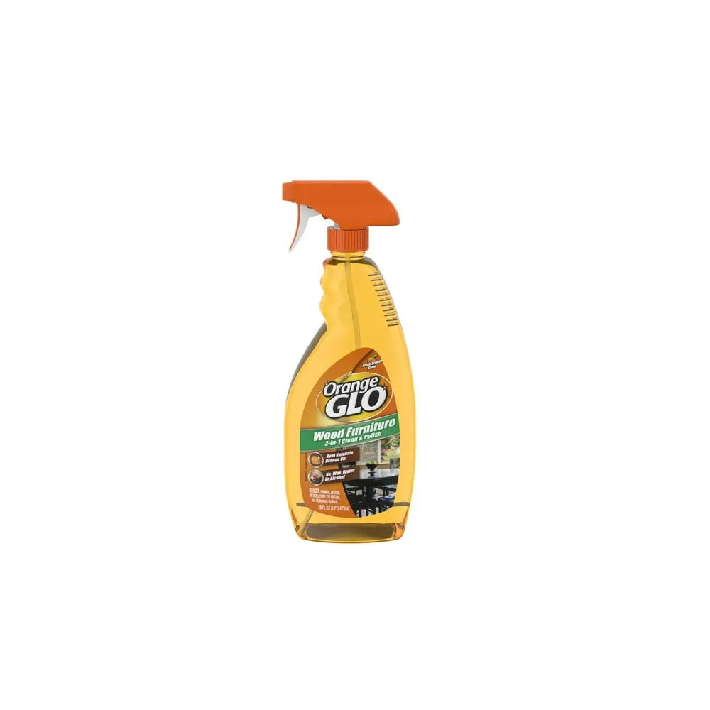 Orange Glo Wood Furniture 2 In 1 Cleaner And Polish 16Oz (Pack of 6)