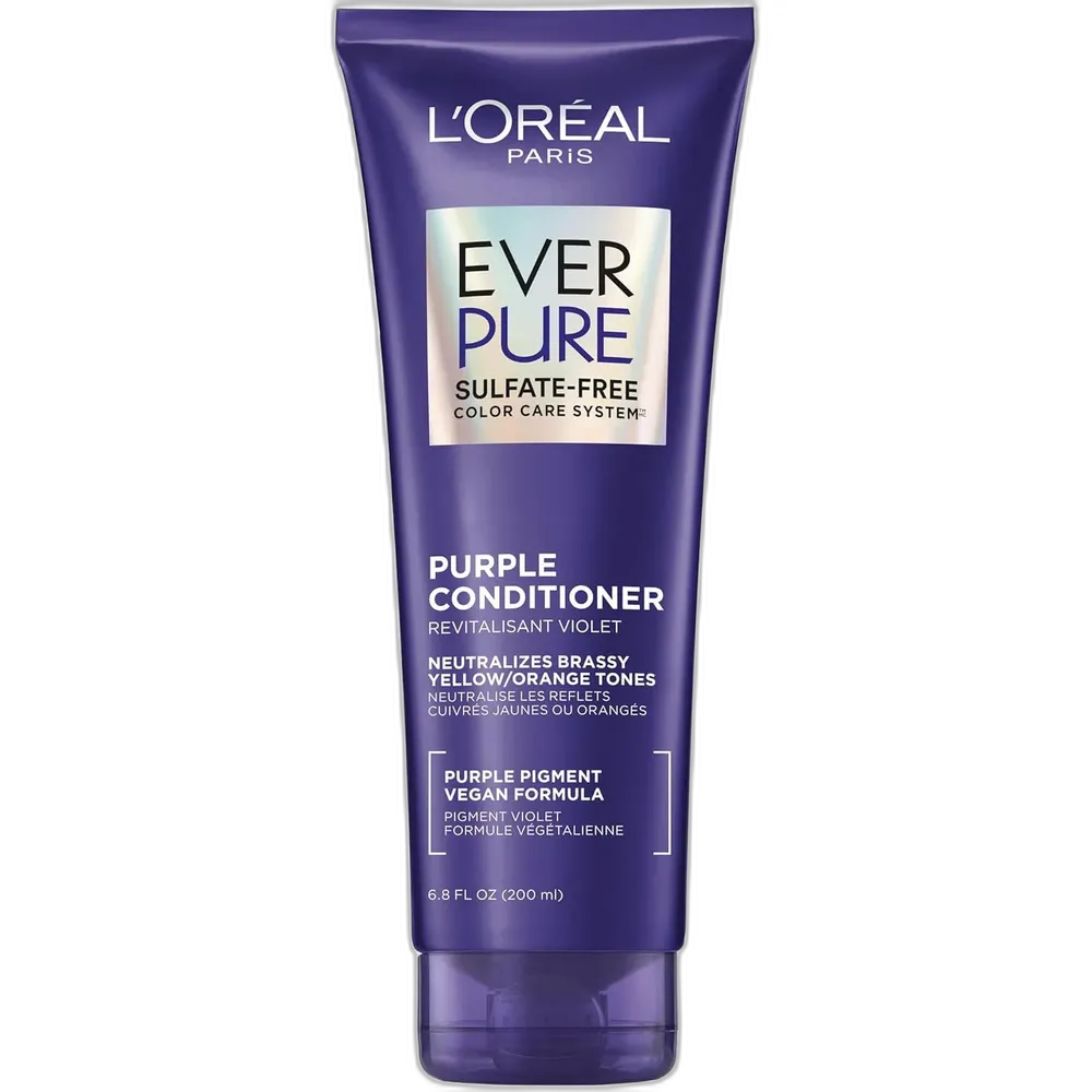 L'Oreal Paris EverPure Sulfate Free Purple Conditioner 6.8oz (Pack of 6)