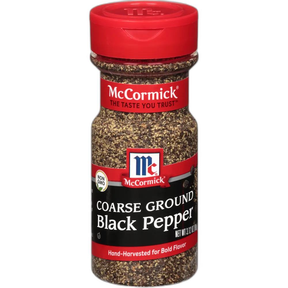 McCormick Coarse Ground Black Pepper 3.12 oz (Pack of 12)