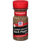 McCormick Coarse Ground Black Pepper 3.12 oz (Pack of 12)