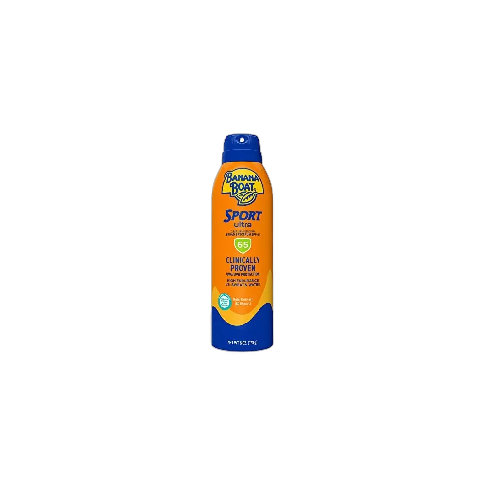Banana Boat Sport Ultra SPF 65 Sunscreen Spray 6oz (Pack of 12)