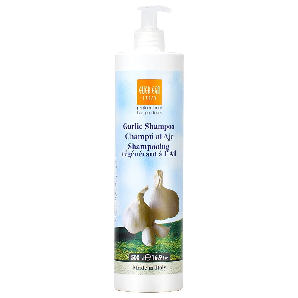 Ever Ego Regenerating Garlic Shampoo 500ml/16.9oz 16.9 Fl. Oz (Pack of 6)