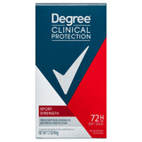 Degree Clinical Antiperspirant Deodorant For Men Sport Strength 1.7Oz (Pack of 24)